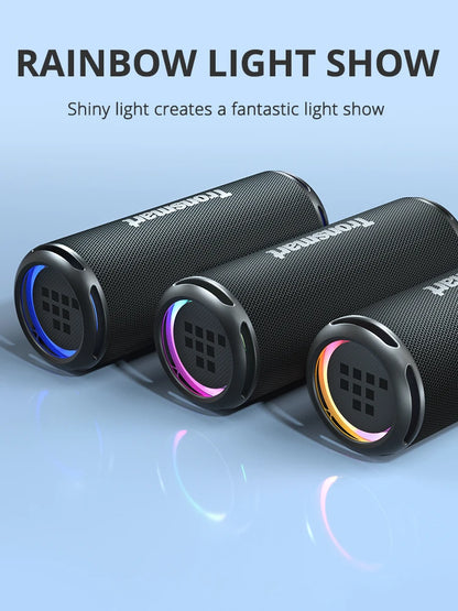 Tronsmart T7 Lite Bluetooth Speaker Enhanced Bass Portable Speaker with 24H Playtime, APP Control, IPX7 Waterproof for Camping