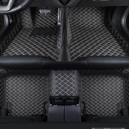 2025 NEW PU Leather Custom Car Floor Mats For Seat Leon 2006~2012 Waterproof Carpets Interior Accessories