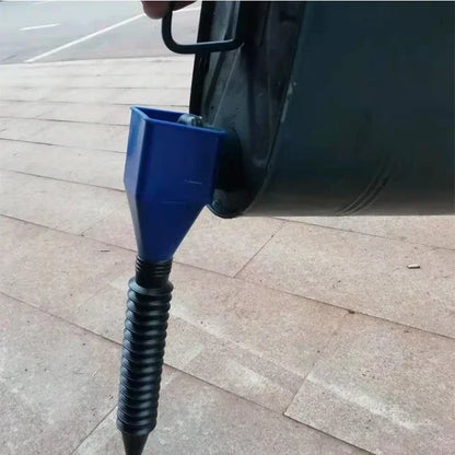 1pc.Foldable Car Motorcycle Refueling Gasoline Engine Oil Funnel Filter Transfer Tool Plastic Snap Spill-Free