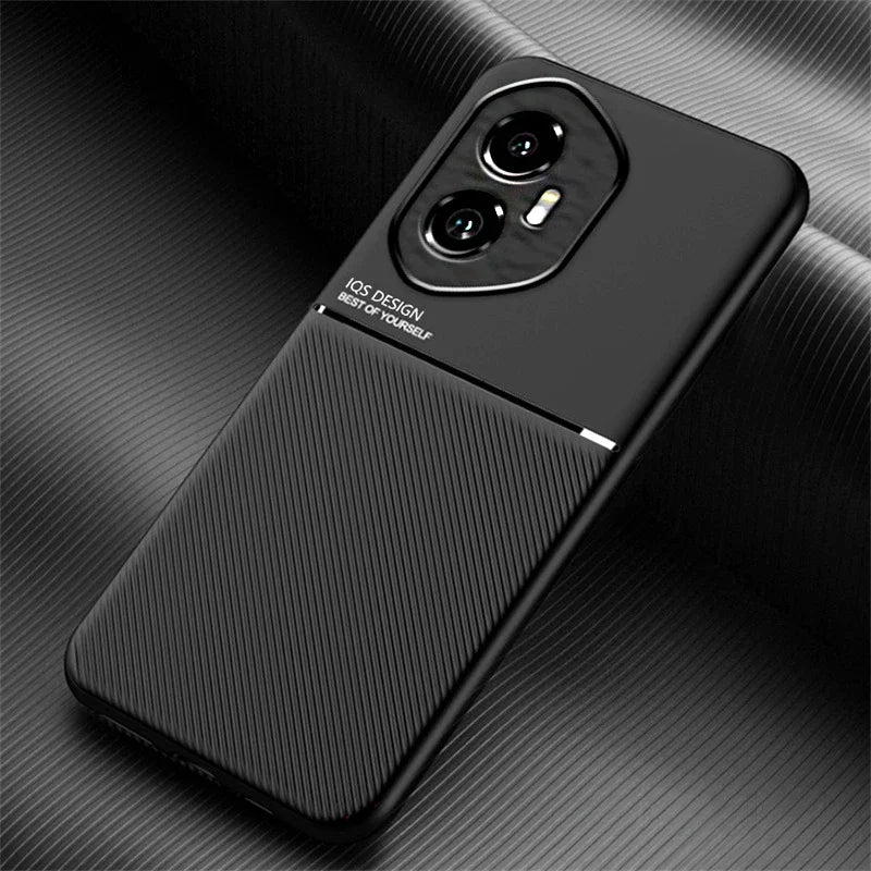Car Magnetic Texture Phone Case For Honor 400 Pro Soft Silicone Shockproof Protective Back Cover For Huawei Honor 400 Lite