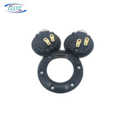 CLLYZ Sports Steering Wheel Horn Button Universal Aluminum Alloy + ABS Racing Style Hornbutton Cover Multi-Style JDW