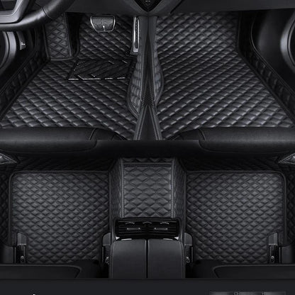 2025 NEW PU Leather Custom Car Floor Mats For Seat Leon 2006~2012 Waterproof Carpets Interior Accessories