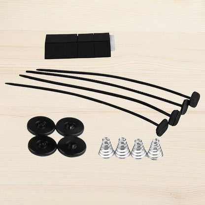 Universal Electric Cooling Radiator Auto Fan Mounting Kit Zip Ties Straps Tabs Brackets Car Accessories Parts