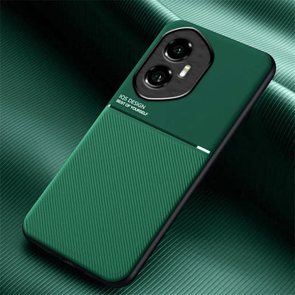 Car Magnetic Texture Phone Case For Honor 400 Pro Soft Silicone Shockproof Protective Back Cover For Huawei Honor 400 Lite