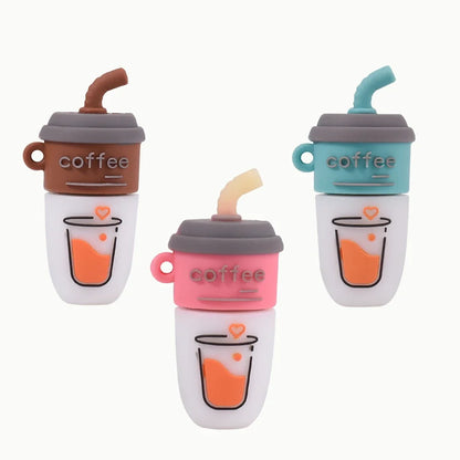 JASTER USB Flash Drive 64GB Cute Cartoon Coffee Cup Music Doll Pen Drive Owl Camera Free Keychain Creative Gift Memory Stick