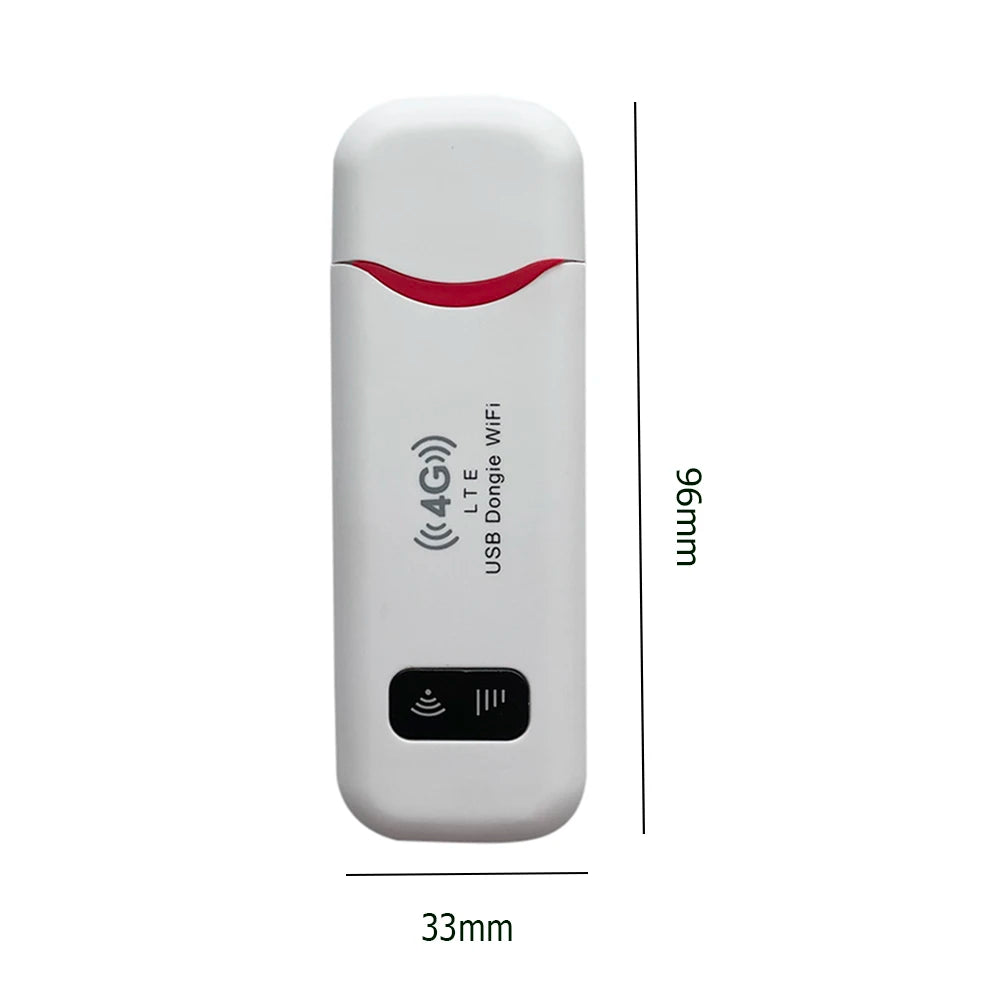 4G Wireless Router Sim Card 4G LTE Wireless USB Dongle Mobile Broadband 150Mbps Modem Stick Wireless WiFi Adapter Home Office