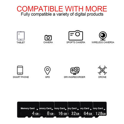 10 pcs/lot Mini SD Card 4GB 8GB 16GB 32GB 64GB 128GB Memory Card C10 TF Card Mini TF Card minisd flash card free logo for gifts