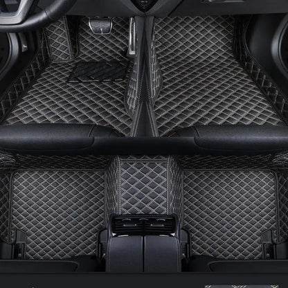 2025 NEW PU Leather Custom Car Floor Mats For Seat Leon 2006~2012 Waterproof Carpets Interior Accessories