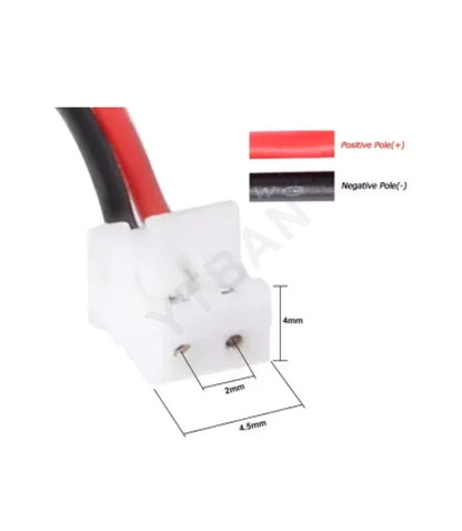 3.7V 500mAh 902030 Polymer Lithium Battery Rechargeable for Consumer electronics toys LED Lights Bluetooth Speakers ph2.0 plug