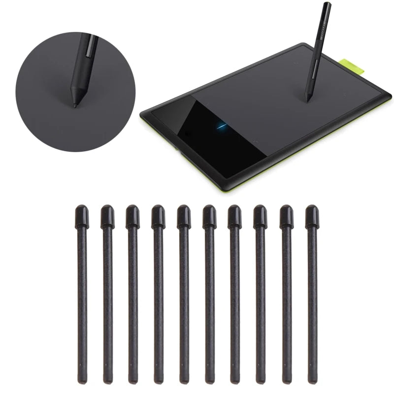 2nd Generation Durable Titanium Alloy Pen Refills Drawing Graphic Tablet Standard Pen Nibs Stylus for Wacom BAMBOO Intuos Cintiq