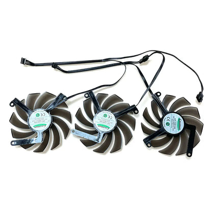 NEW CF-12915S INNO3D RTX 3070、3080 iCHILL X4 FAN，For INNO3D RTX 3070、3070TI、3080、3080TI、3090 iCHILL X4 Video card cooling fan