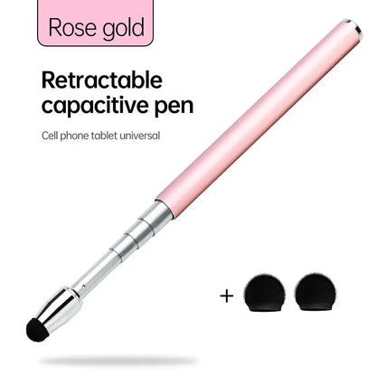 Capacitive Universal Telescopic Stick Smart Stylus Touch Pen Pencil for Touch Screen Devices iPad for Kids Or Eduction