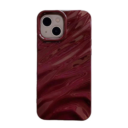 Stylish Wavy Silk Pattern Phone Case For iPhone 16 15 13 14 12 11 Pro Max 17 Air Soft Silicone Shockproof Protective Back Cover