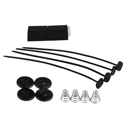 Universal Electric Cooling Radiator Auto Fan Mounting Kit Zip Ties Straps Tabs Brackets Car Accessories Parts