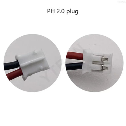3.7V 500mAh 902030 Polymer Lithium Battery Rechargeable for Consumer electronics toys LED Lights Bluetooth Speakers ph2.0 plug