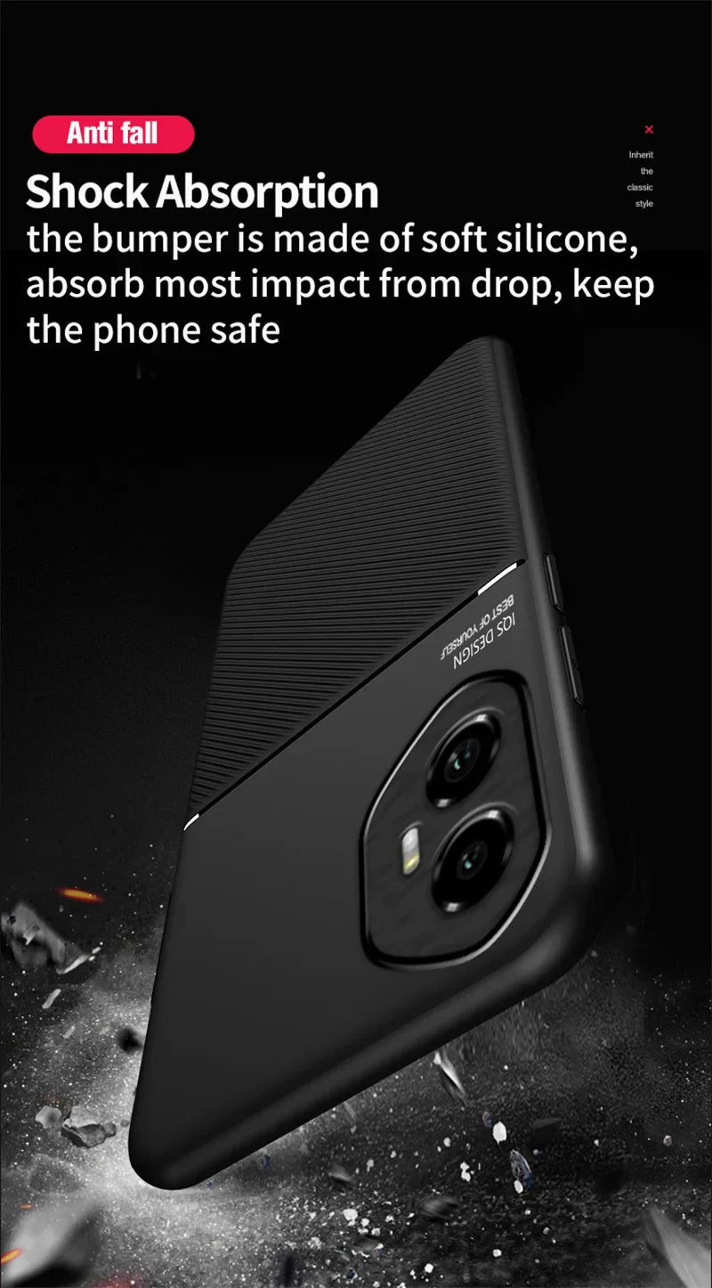 Car Magnetic Texture Phone Case For Honor 400 Pro Soft Silicone Shockproof Protective Back Cover For Huawei Honor 400 Lite