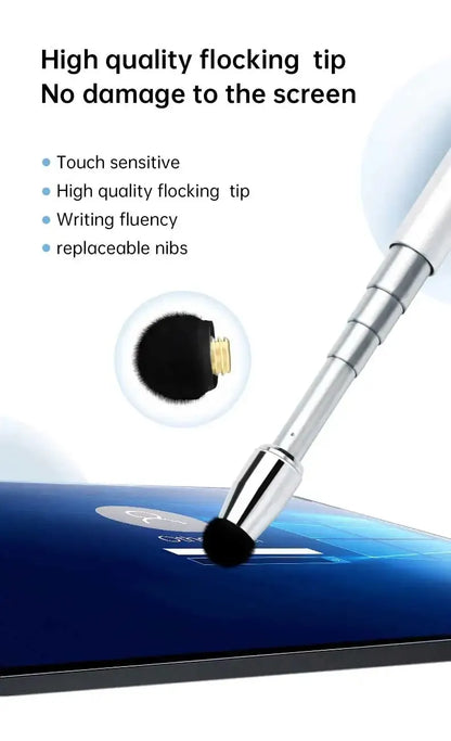 Capacitive Universal Telescopic Stick Smart Stylus Touch Pen Pencil for Touch Screen Devices iPad for Kids Or Eduction