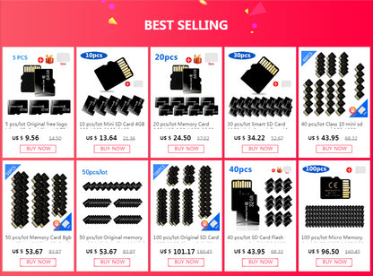 10 pcs/lot Mini SD Card 4GB 8GB 16GB 32GB 64GB 128GB Memory Card C10 TF Card Mini TF Card minisd flash card free logo for gifts