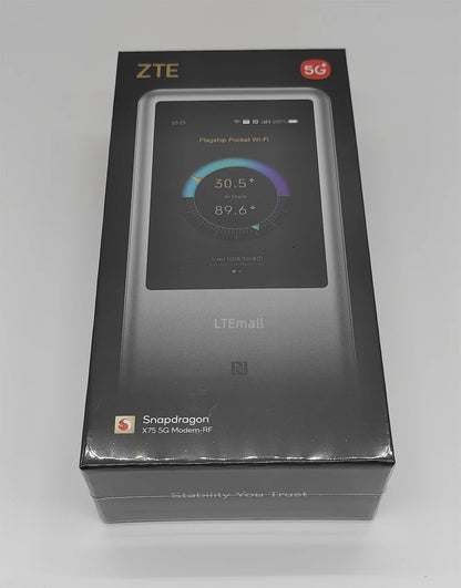 New ZTE U60 Pro MU5250 5G Pocket WIFI Router 5G-A Qualcomm Snapdragon X75 WiFi7 Ulocked Support Lock Band